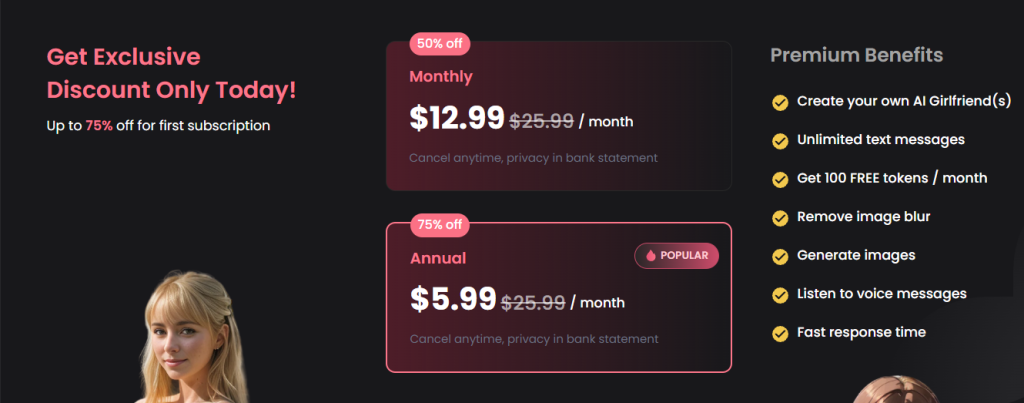 Candy AI Pricing